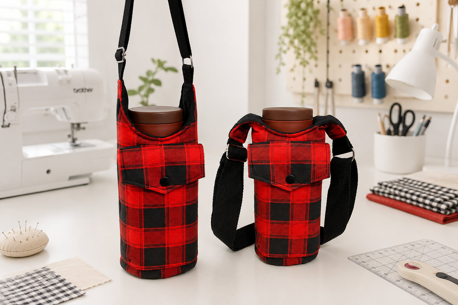 Water Bottle Carrier Sewing Pattern